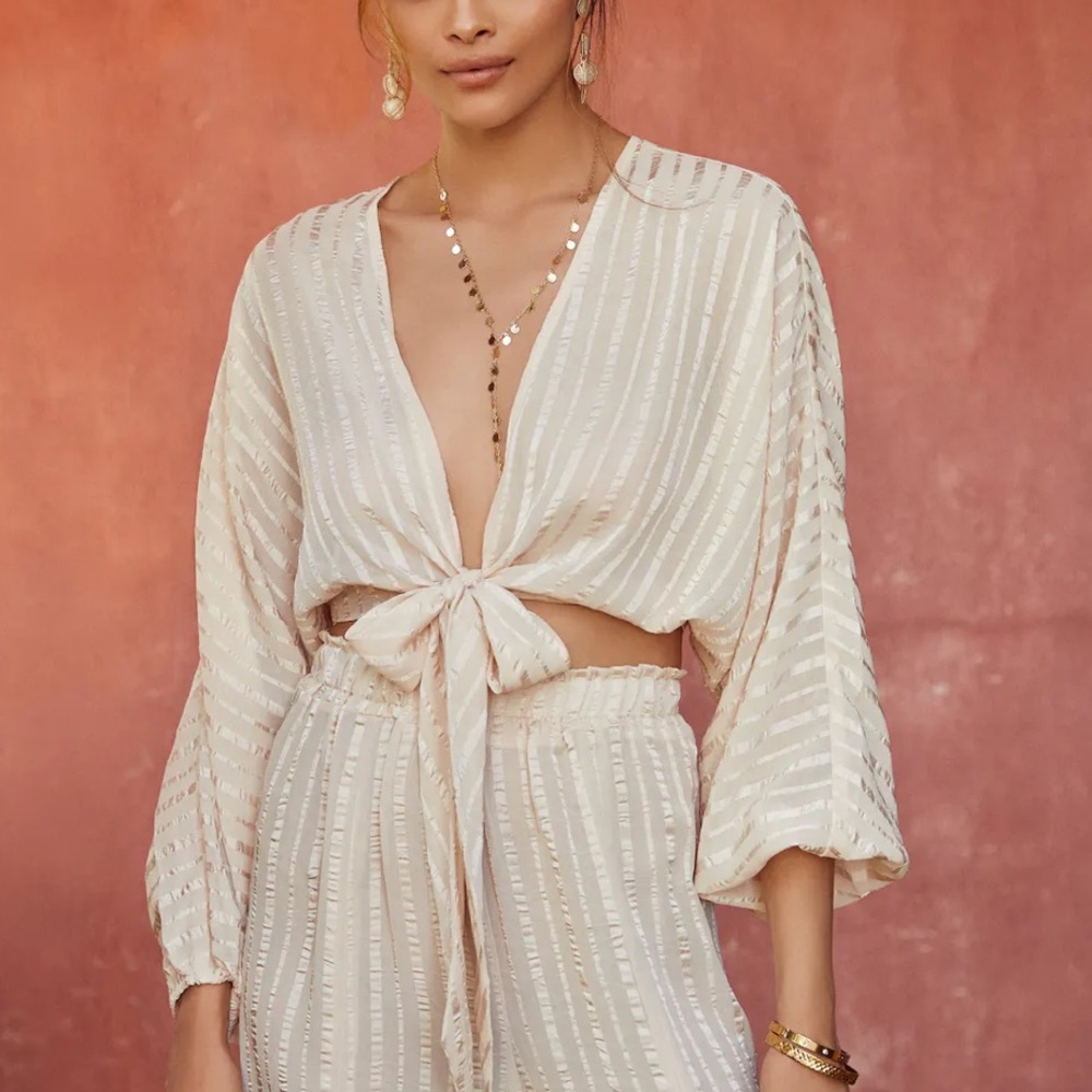 Vici Front Tie Top